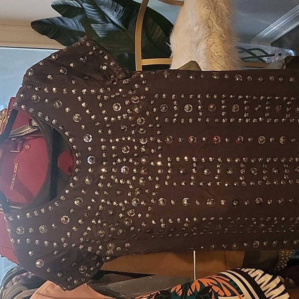 #6 Grey sequins dress